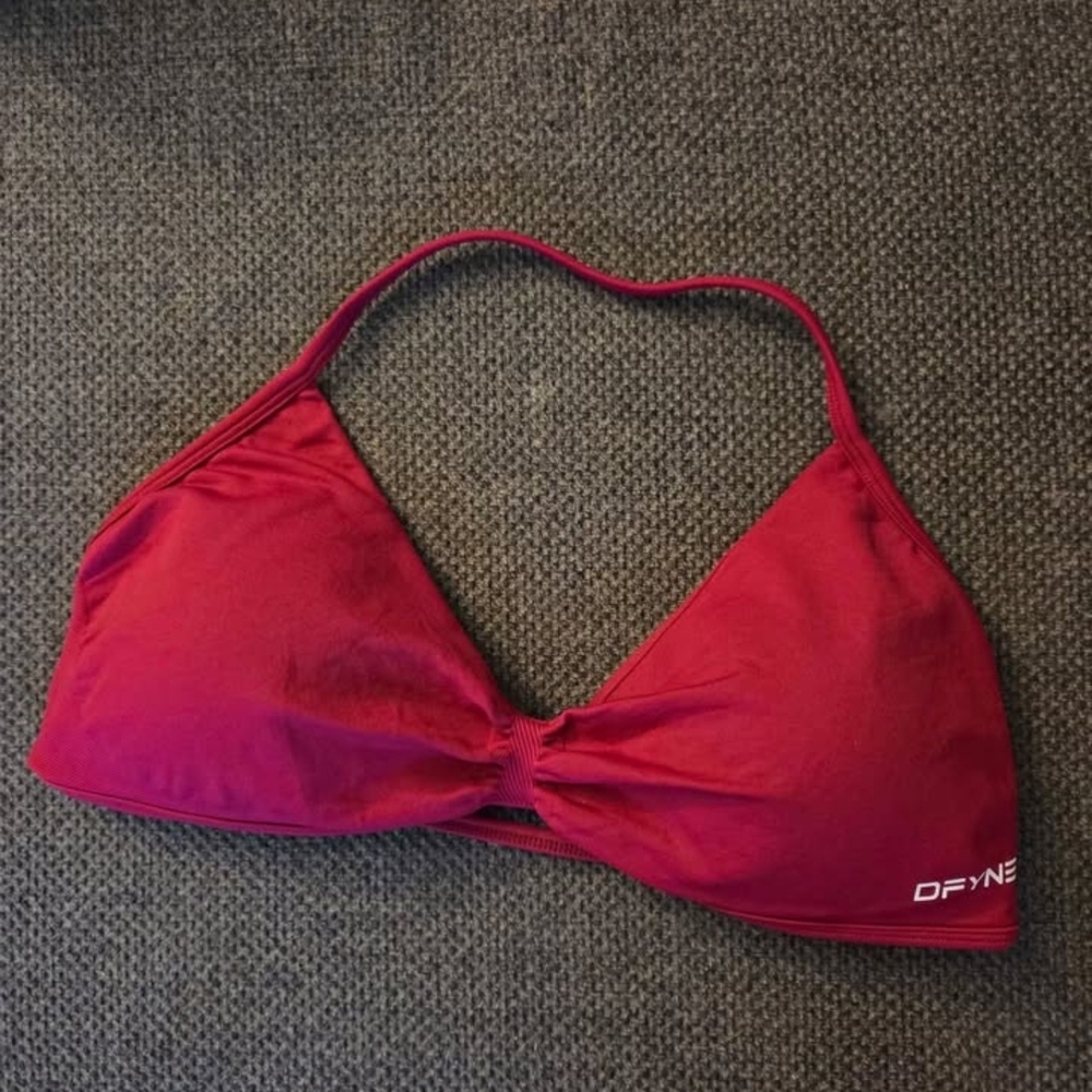 Red Sports Bra